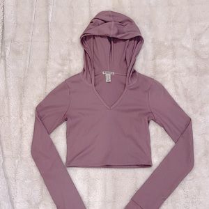 Cropped hoodie